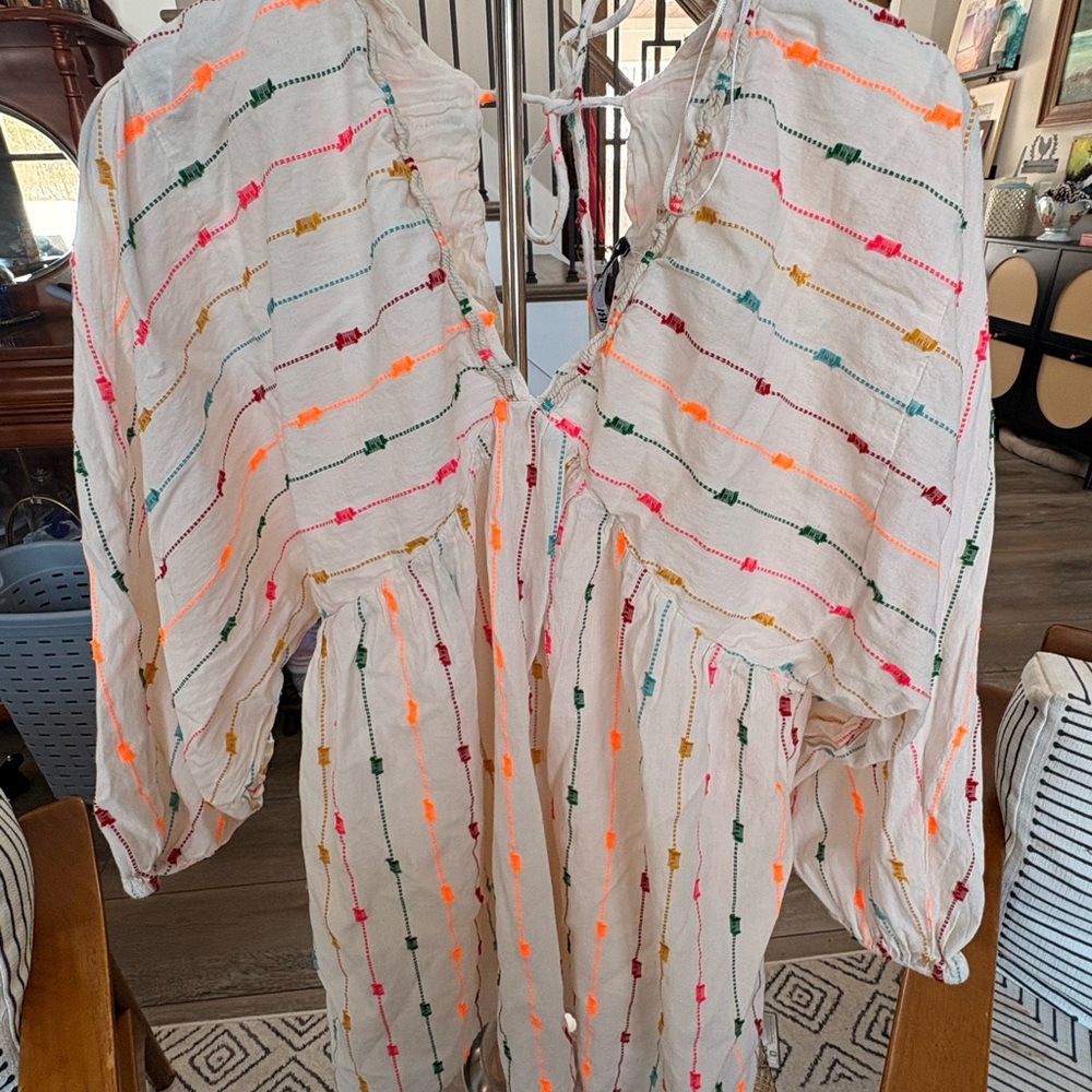 Zara Multicolor Striped Jumpsuit